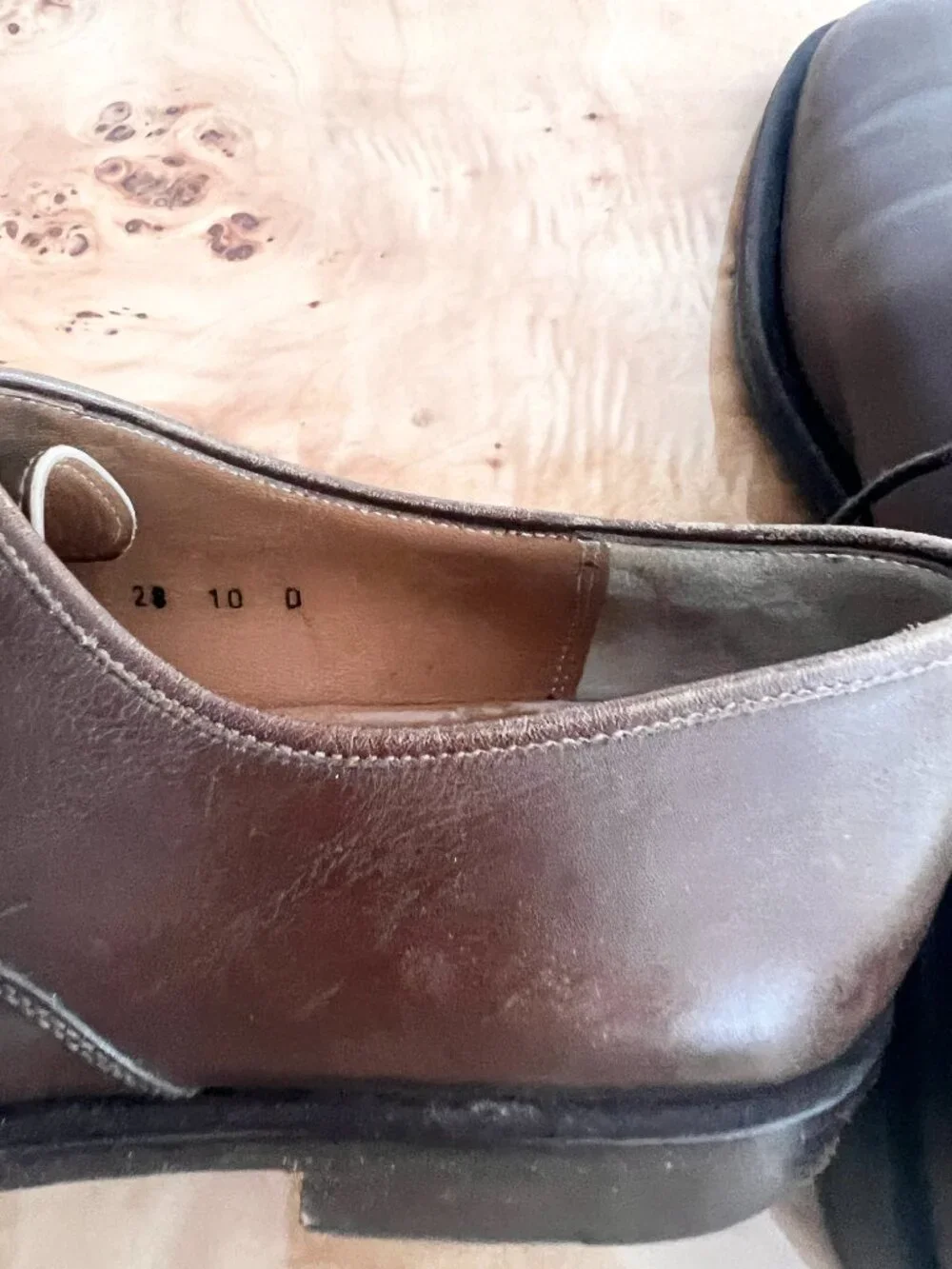 Vintage Salvatore Ferragamo XYLAN Leather Shoes 10 D US Made in Italy
